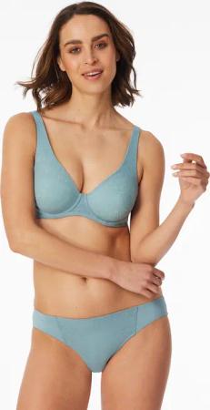 Rio-Slip blickdichte Spitze mineral - Air 38