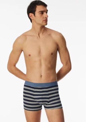 Shorts 3er-Pack Organic Cotton Webgummibund uni/gestreift mehrfarbig - 95/5 7