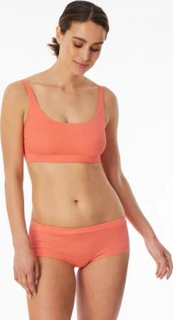 Bustier Doppelripp Organic Cotton pfirsich - Pure Rib 44