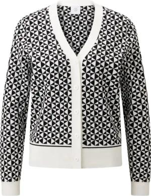 BOGNER SPORT Strickjacke Ina für Damen - Schwarz/Off-White - 44