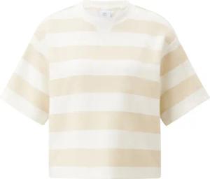 BOGNER Kurzarm-Sweater Stacey für Damen - Sand/Off-White - 48