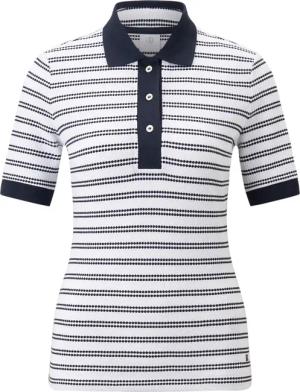BOGNER Polo-Shirt Wendy für Damen - Navy-Blau/Weiß - 38