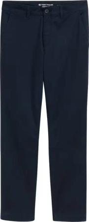 TOM TAILOR Herren Regular Fit Chino Hose, blau, Uni, Gr. 30/34