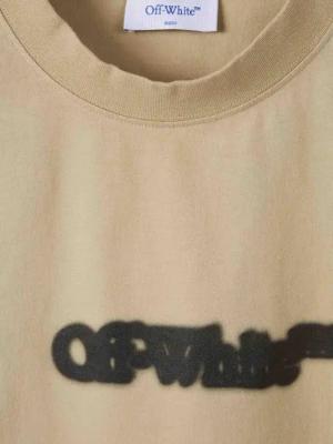 Off-White - Spray Arrow T-shirt - Größe S - grün