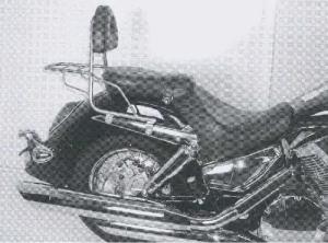 Hepco & Becker Sissybar chrom für Honda VTX 1300 2003-2007