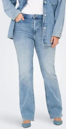 ONLY CARMAKOMA Bootcut-Jeans CARWILLY LIFE HW FLARED DNM TAI467