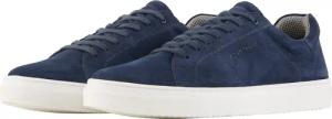 TOM TAILOR Herren Sneaker mit Leder, blau, Uni, Gr. 42
