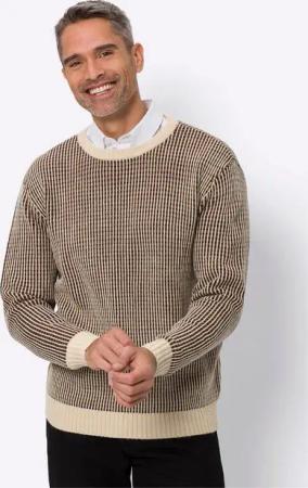 Sieh an! Strickpullover Rundhalspullover