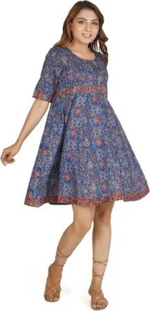 Guru-Shop Midikleid Boho Minikleid, sommerliches Minikleid,.. alternative Bekleidung
