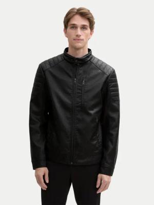 Tom Tailor Jacke aus Kunstleder 1044100 Schwarz Regular Fit