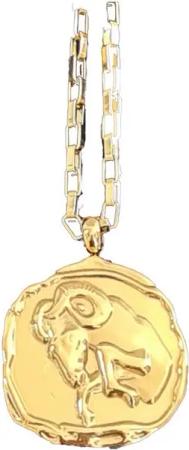 Einkaufszauber Sternzeichenanhänger Halskette Sternzeichen Horoskop (Set, Halskette mit Anhänger), Edelstahl