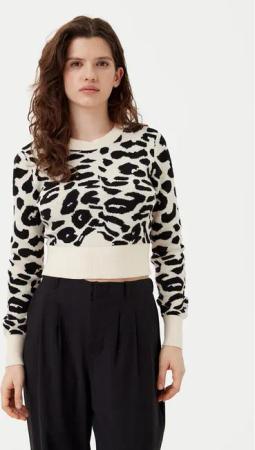 ONLY Pullover Lima 15339828 Beige Cropped Fit