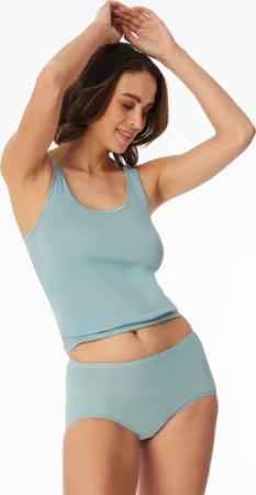 Midi-Slip Feinripp mineral - Luxury 46
