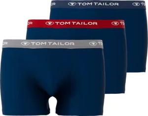 TOM TAILOR Boxershorts "Buffer", (3er Pack), mit angenehmen Logobund
