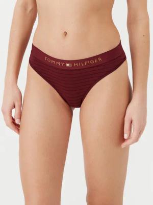 Tommy Hilfiger Klassischer Damenslip UW0UW05588 Dunkelrot Regular Fit