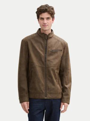Tom Tailor Jacke aus Kunstleder 1044633 Braun Regular Fit