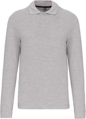 Kariban Langarm-Poloshirt Herren Pique Polo Shirt Langarmshirt Herrenhemd