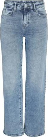 Noisy May Jeans - NMYOLANDA NW WIDE JEANS AZ236LB NOOS - W25L30 bis W32L32 - für Damen - Größe W27L32 - blau