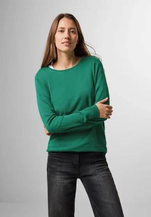 Cecil Strickpullover, mit Rundhalsausschnitt