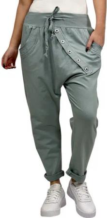 Mississhop Boyfriend-Hose Damen Baumwollhose Hose Sweatpants Jogginghose Baumwolle M.295