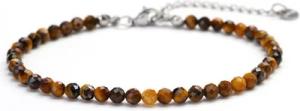 Kim Johanson Fußkette Naturstein Perlenfußkette (1-tlg), mit Edelstahlverschluss
