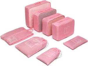 KONO Kofferorganizer Organizer Set 8-teilig für Koffer Kleidung platzsparend verpacken