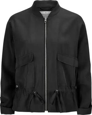 MILESTONE Damen Jacke Elsa schwarz Mikrofaser