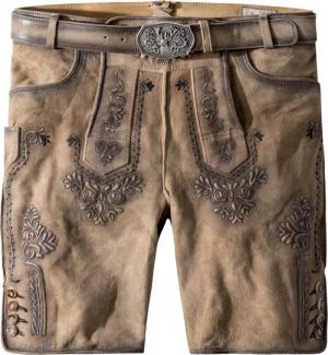 Trachtenlederhose Artur (esche gespeckt, Gr. 54) von Stockerpoint Classics für Herren, Lederhosen, 100% echt Leder