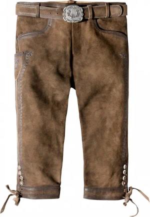 Trachtenlederhose Siggi2 (havanna gespeckt, Gr. 50) von Stockerpoint Classics für Herren, Lederhosen, 100% echt Leder
