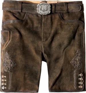 Trachtenlederhose Corbi4 (bison gespeckt, Gr. 54) von Stockerpoint Classics für Herren, Lederhosen, 100% Echtleder