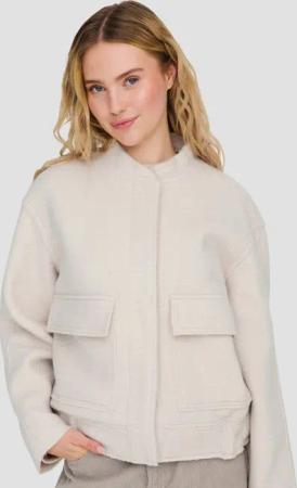 Only Sanne Boucle Bomber Übergangsjacke