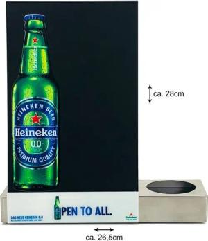 Mixcompany Serviettenhalter Heineken Kartenhalter Serviettenhalter Display für Flasche aus Metal