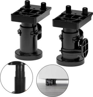 Sarcia.eu Stellfuß METOD Schwarz höhenverstellbare Beine, 8cm IKEA x1
