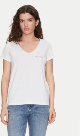 Pieces T-Shirt Silly 17156926 Weiß Regular Fit