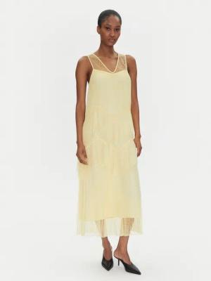 TWINSET Sommerkleid 251TP2511 Beige Regular Fit