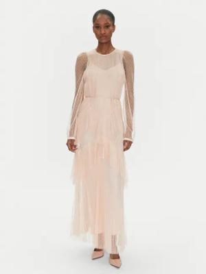 TWINSET Sommerkleid 251TP2510 Rosa Regular Fit