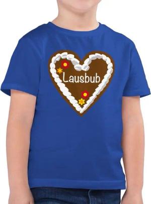 Shirtracer T-Shirt Lebkuchenherz Lausbub (1-tlg) Mode für Oktoberfest Kinder Outfit