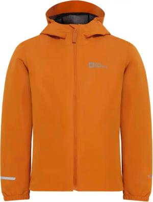 Jack Wolfskin Flaze Jacket Kids Regenjacke Kinder 140 orange soft amber