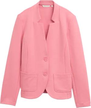 TOM TAILOR Damen Slim Fit Blazer mit Ottoman Struktur, rosa, Uni, Gr. XL