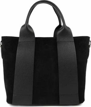 ITALYSHOP24 Schultertasche Made in Italy Damen Wildleder Tasche Shopper Handtasche Umhängetasche, Business CrossOver echt Ledertasche Damentasche Reise Freizeit Outfit