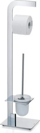 kela Toilettenpapierhalter Kela Toilettengarnitur CANNA H81cm Halterung Klobürste Toilettenrolle