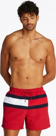 Tommy Hilfiger Swimwear Badeshorts MEDIUM DRAWSTRING mit großem Logo