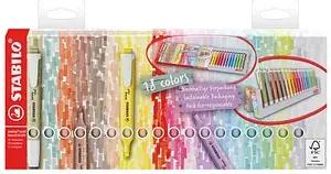 STABILO swing cool NatureCOLORS Textmarker farbsortiert, 18 St.