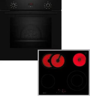 NEFF Backofen-Set BX36B0, mit Teleskopauszug nachrüstbar, mit 5 Beheizungsarten