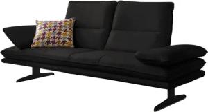 W.SCHILLIG 2,5-Sitzer "broadway, Designsofa mit tollem Sitzkomfort", Sitztiefenverstellung, Kopfteil- & Seitenteilverstellung, Breite 216cm