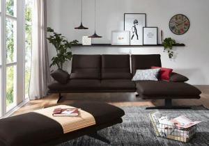 W.SCHILLIG Ecksofa "broadway, Designsofa mit tollem Sitzkomfort", Sitztiefenverstellung, Kopfteil- & Seitenteilverstellung, Breite 291cm