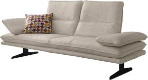 W.SCHILLIG 2,5-Sitzer "broadway, Designsofa mit tollem Sitzkomfort", Sitztiefenverstellung, Kopfteil- & Seitenteilverstellung, Breite 216cm