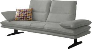W.SCHILLIG 2,5-Sitzer "broadway, Designsofa mit tollem Sitzkomfort", Sitztiefenverstellung, Kopfteil- & Seitenteilverstellung, Breite 216cm