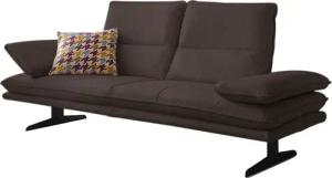 W.SCHILLIG 2,5-Sitzer "broadway, Designsofa mit tollem Sitzkomfort", Sitztiefenverstellung, Kopfteil- & Seitenteilverstellung, Breite 216cm