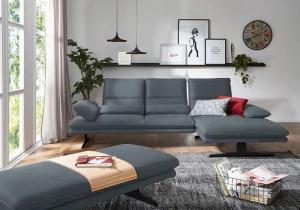 W.SCHILLIG Ecksofa "broadway, Designsofa mit tollem Sitzkomfort", Sitztiefenverstellung, Kopfteil- & Seitenteilverstellung, Breite 291cm